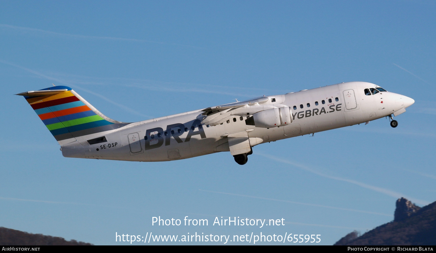 Aircraft Photo of SE-DSP | BAE Systems Avro 146-RJ100 | BRA - Braathens Regional Airlines | AirHistory.net #655955