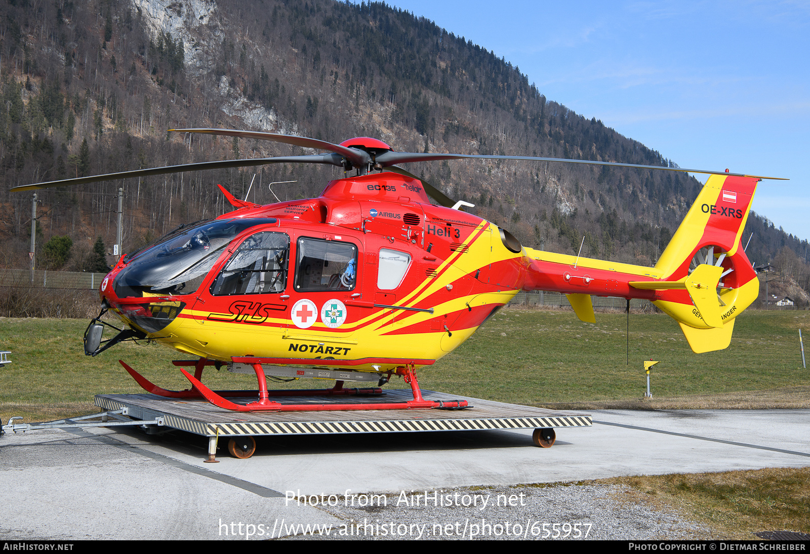 Aircraft Photo of OE-XRS | Eurocopter EC-135T-1 | SHS - Schider Helicopter Service | AirHistory.net #655957