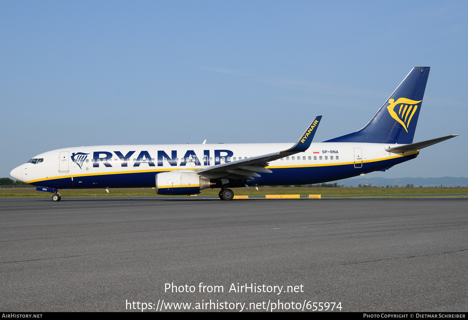 Aircraft Photo of SP-RNA | Boeing 737-8AS | Ryanair | AirHistory.net #655974