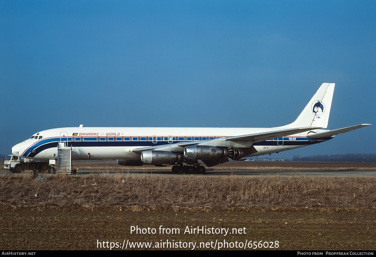 Aircraft Photo of N8418 | Douglas DC-8-43 | Bahamas World Airways | AirHistory.net #656028