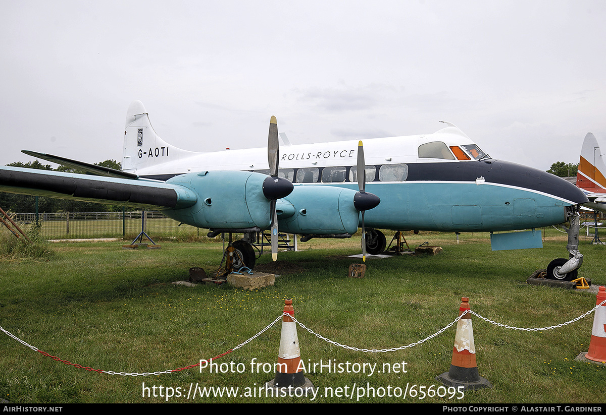 Aircraft Photo of G-AOTI | De Havilland D.H. 114 Heron 2D | Rolls-Royce | AirHistory.net #656095