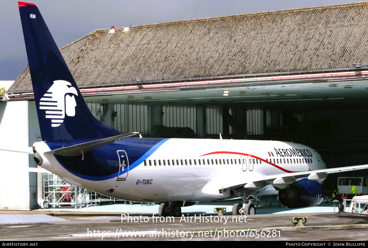 Aircraft Photo of G-TUKC | Boeing 737-8FZ | AeroMéxico | AirHistory.net #656281