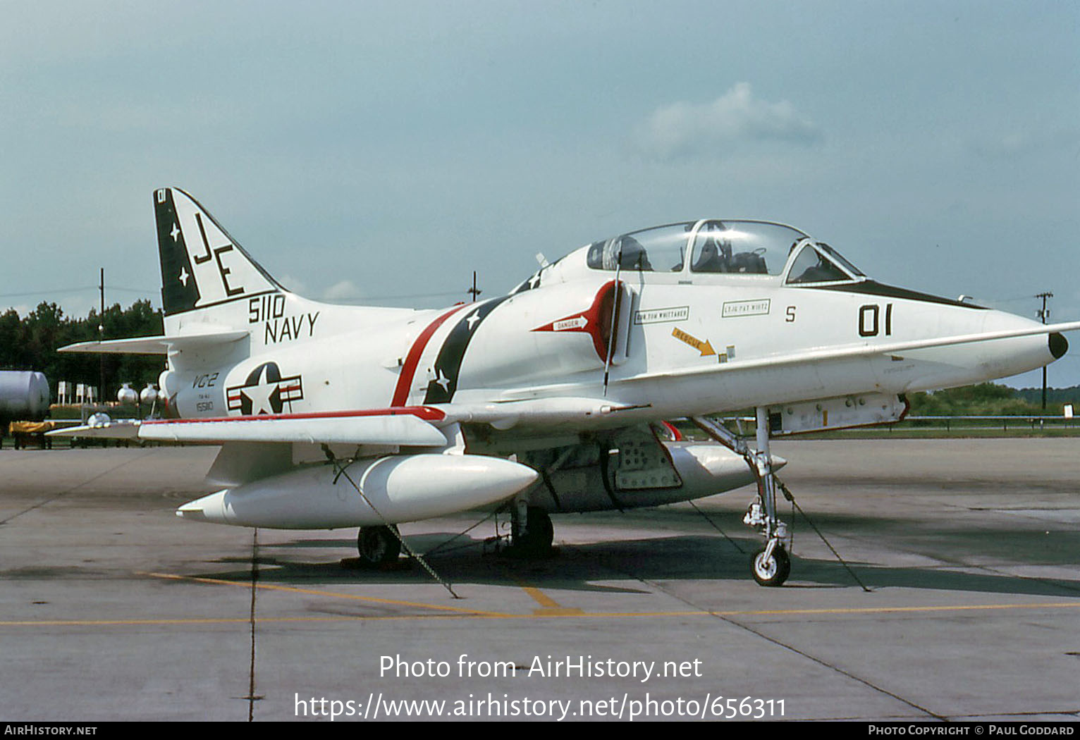 Aircraft Photo of 155110 / 5110 | Douglas TA-4J Skyhawk | USA - Navy | AirHistory.net #656311