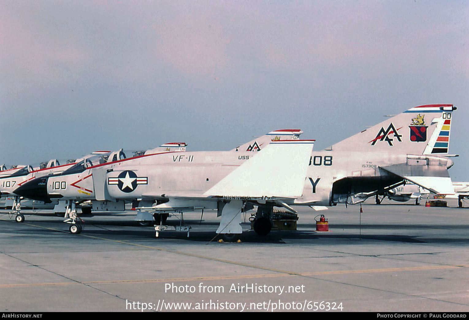 Aircraft Photo of 157308 / 7308 | McDonnell Douglas F-4J Phantom II | USA - Navy | AirHistory.net #656324