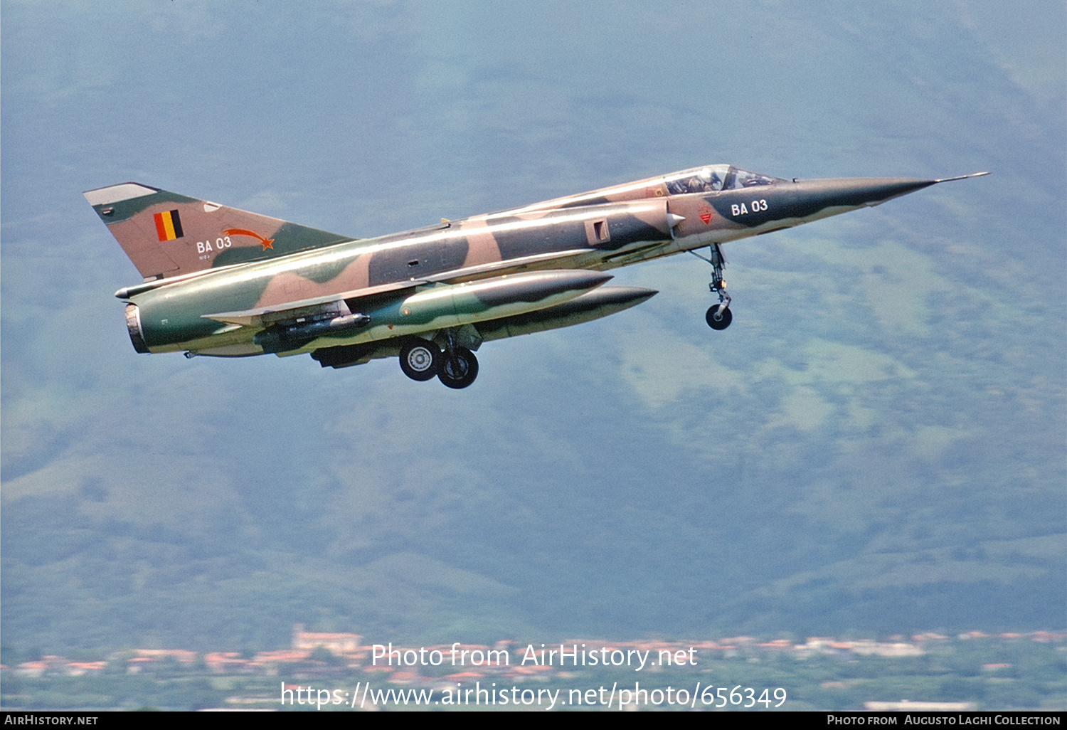 Aircraft Photo of BA03 | Dassault Mirage 5BA | Belgium - Air Force | AirHistory.net #656349