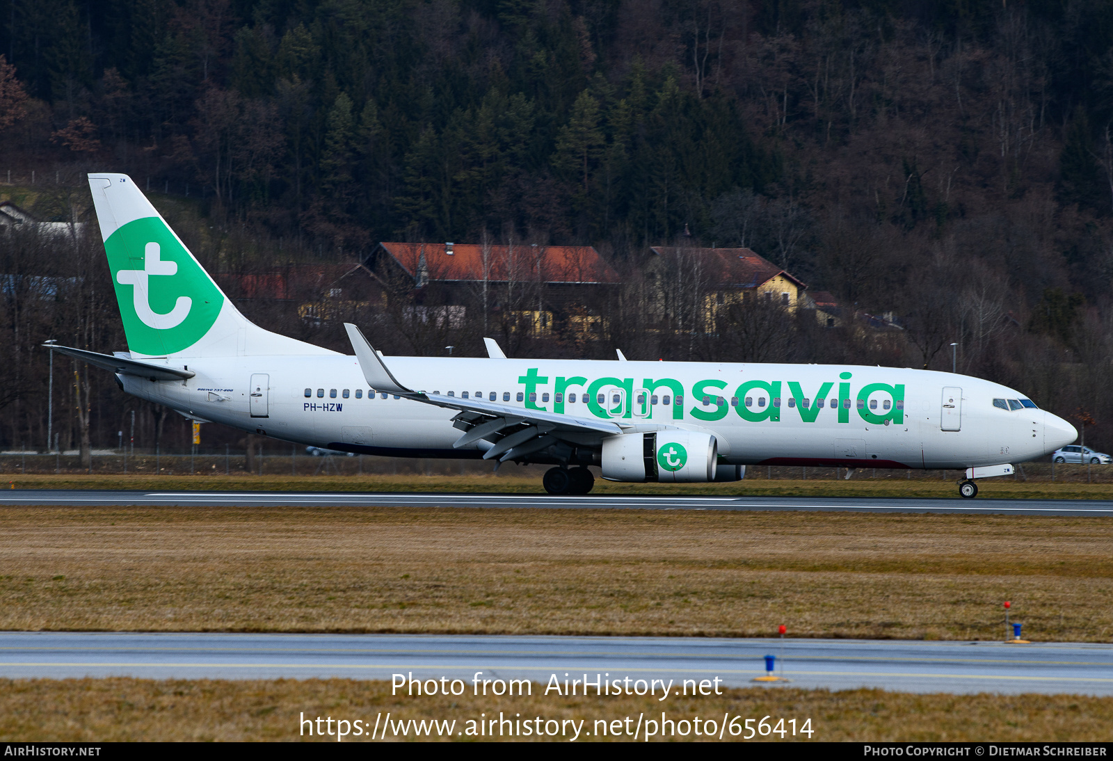 Aircraft Photo of PH-HZW | Boeing 737-8K2 | Transavia | AirHistory.net #656414