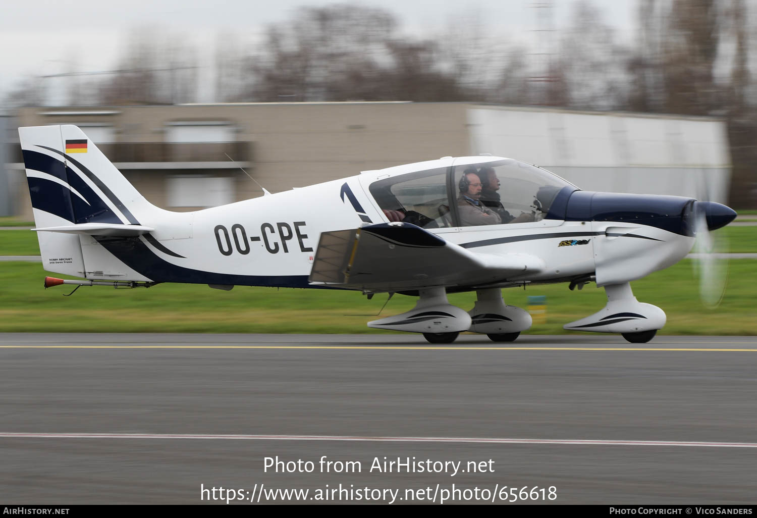 Aircraft Photo of OO-CPE | Robin DR-400-155RCDI | AirHistory.net #656618