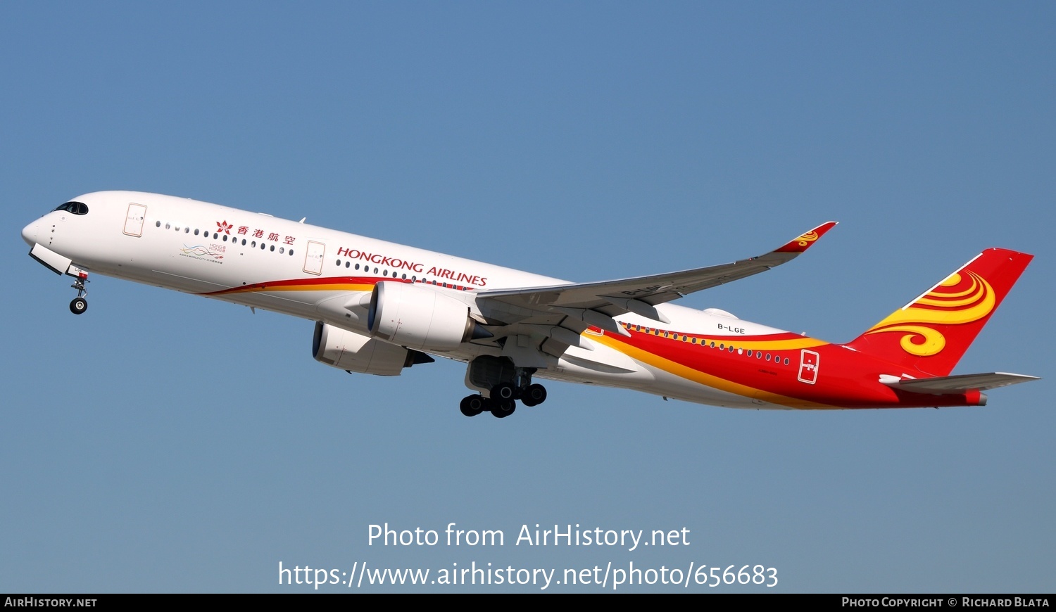 Aircraft Photo of B-LGE | Airbus A350-941 | Hong Kong Airlines | AirHistory.net #656683