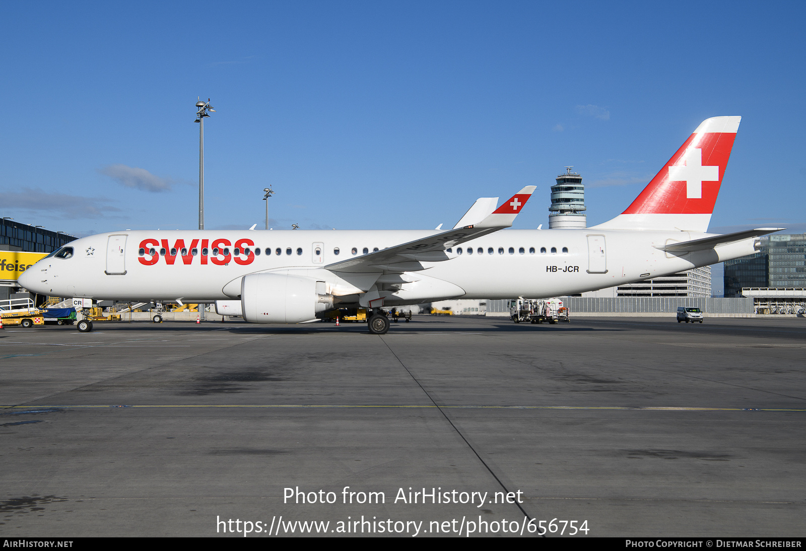 Aircraft Photo of HB-JCR | Airbus A220-371 (BD-500-1A11) | Swiss International Air Lines | AirHistory.net #656754