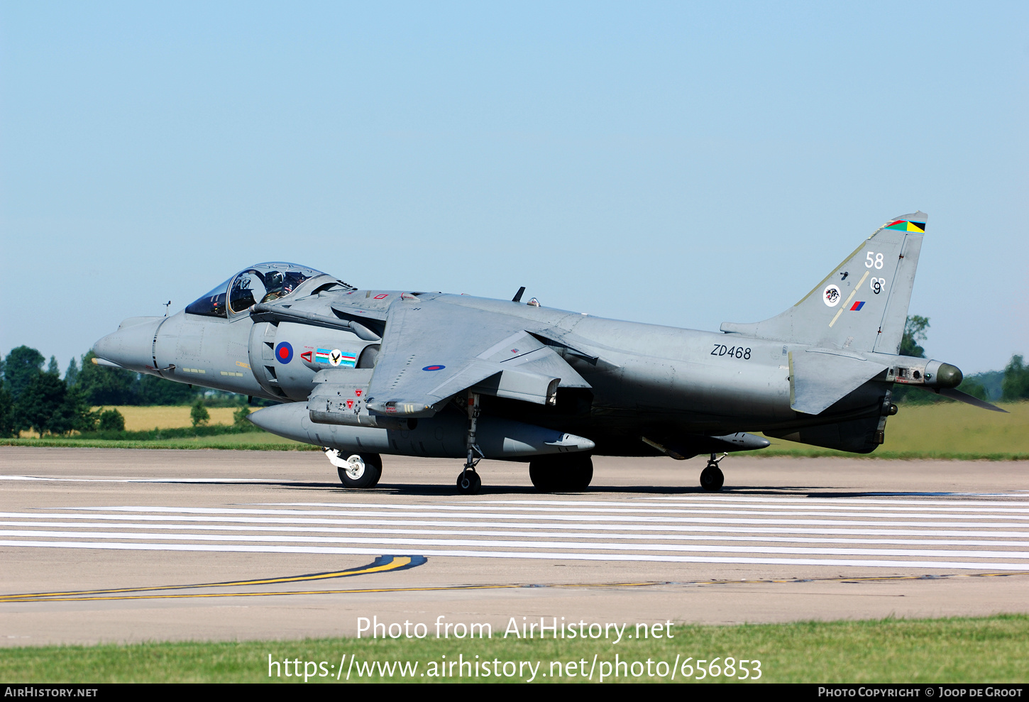 Aircraft Photo of ZD468 | British Aerospace Harrier GR9 | UK - Air Force | AirHistory.net #656853