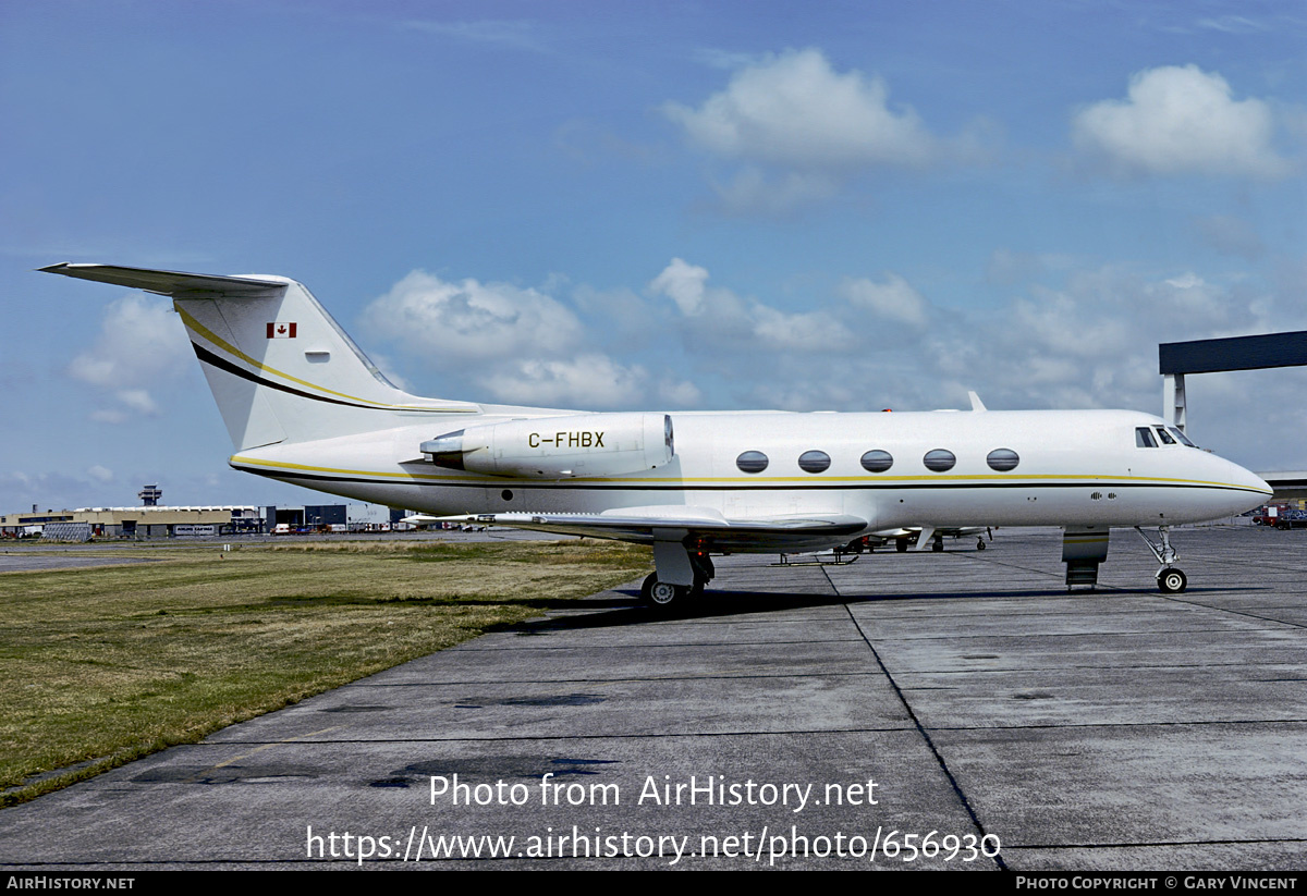 Aircraft Photo of C-FHBX | Grumman American G-1159B Gulfstream II-B | Hudson's Bay Oil and Gas | AirHistory.net #656930