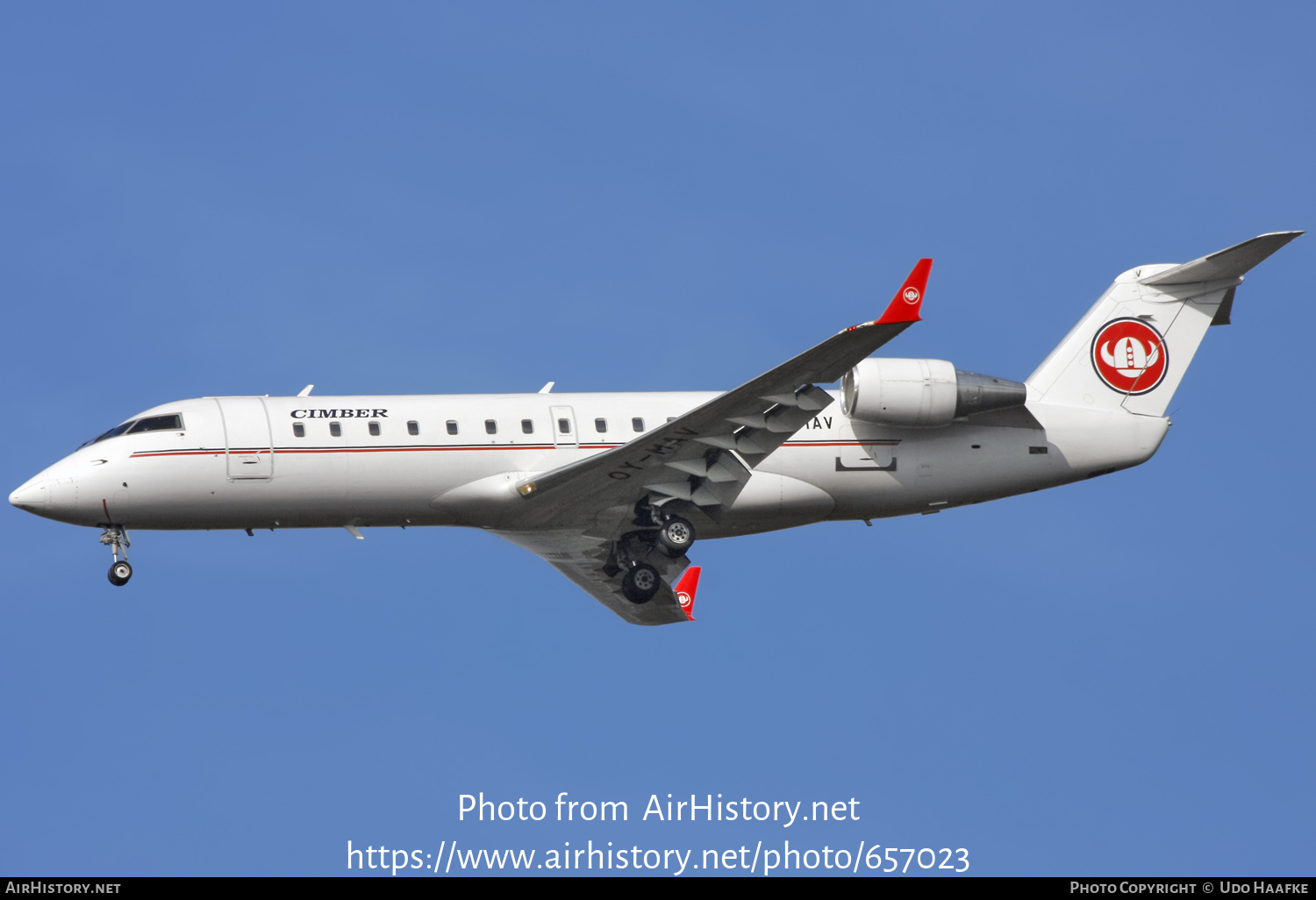 Aircraft Photo of OY-MAV | Bombardier CRJ-200LR (CL-600-2B19) | Cimber Air | AirHistory.net #657023