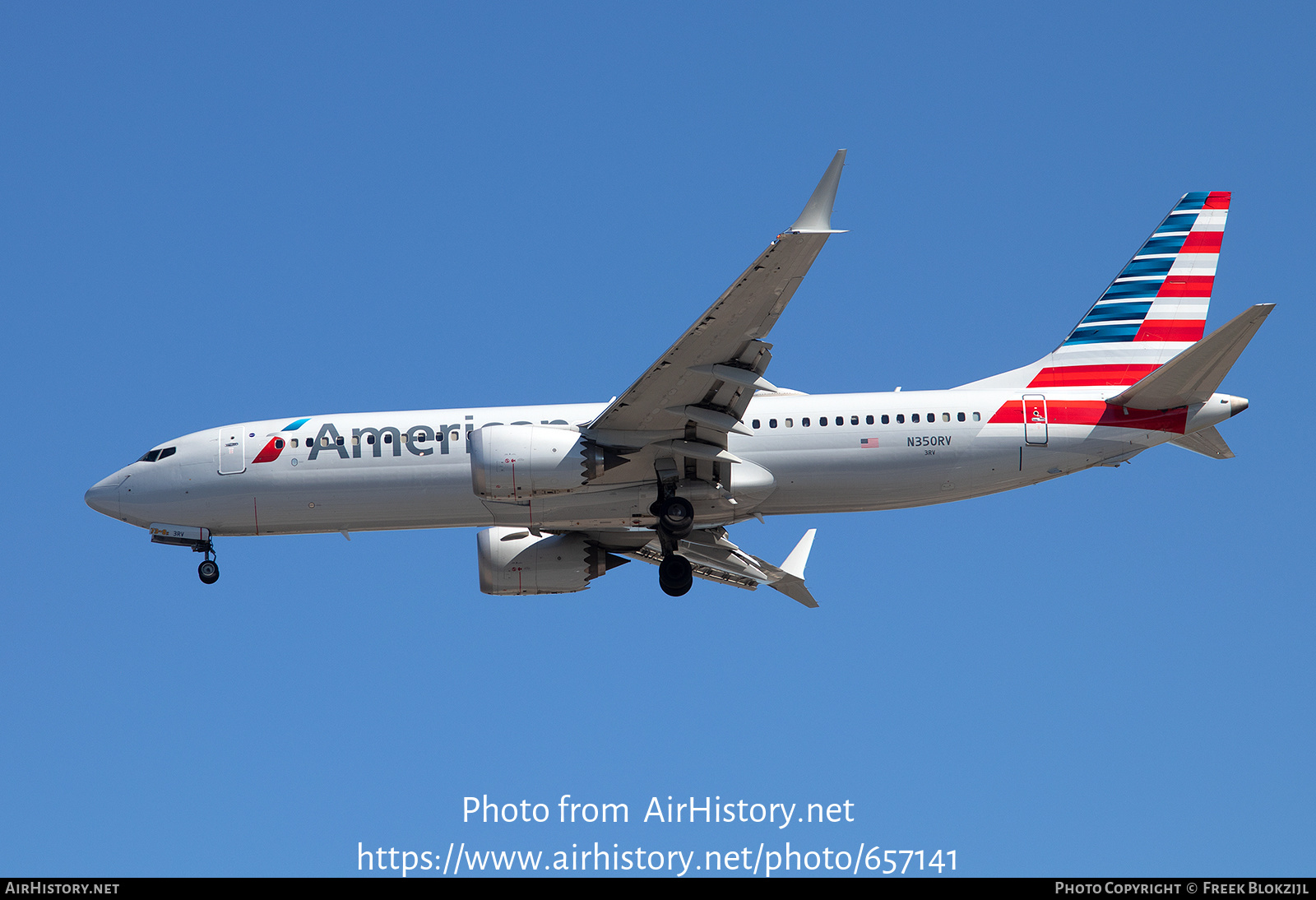 Aircraft Photo of N350RV | Boeing 737-8 Max 8 | American Airlines | AirHistory.net #657141