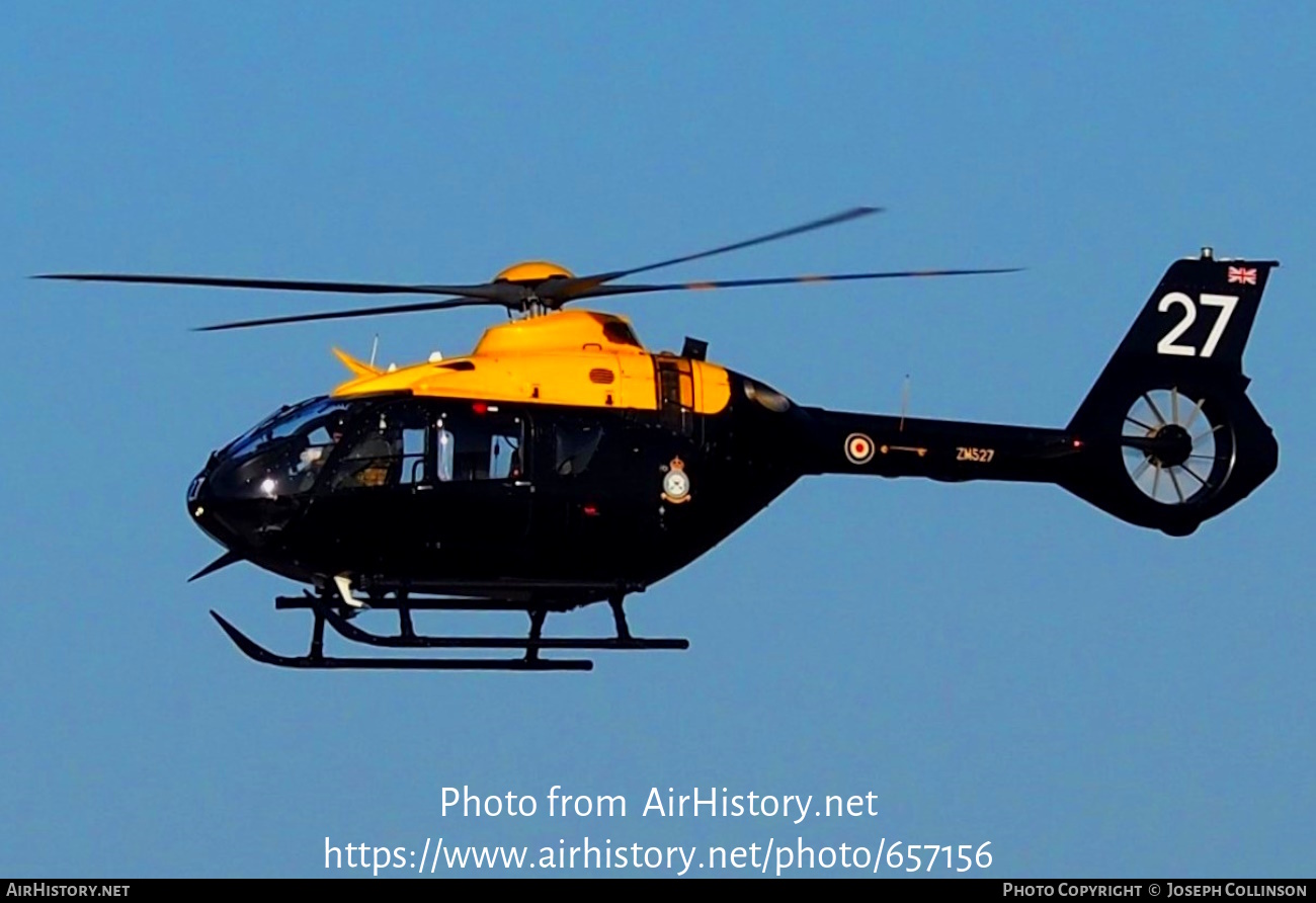 Aircraft Photo of ZM527 | Eurocopter EC-135T-3 Juno T1 | UK - Air Force | AirHistory.net #657156