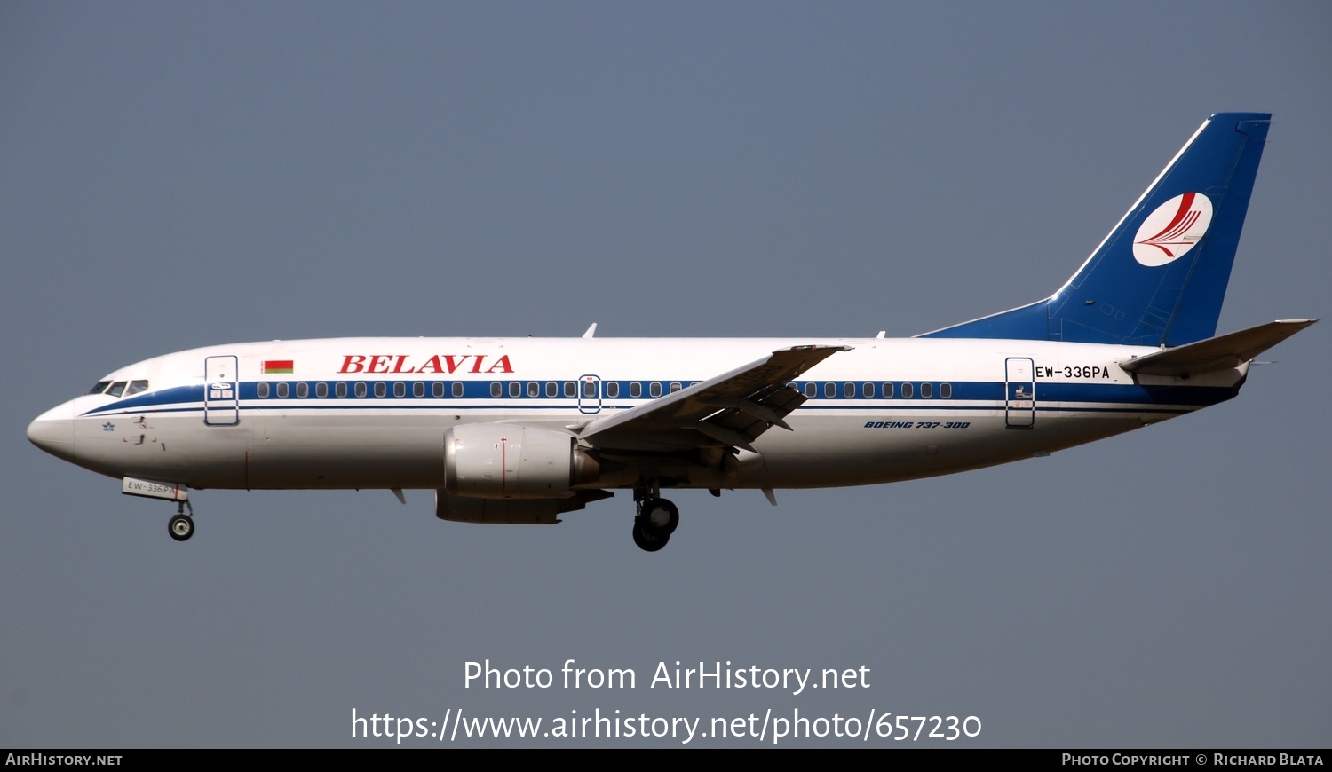 Aircraft Photo of EW-336PA | Boeing 737-3Q8 | Belavia | AirHistory.net #657230