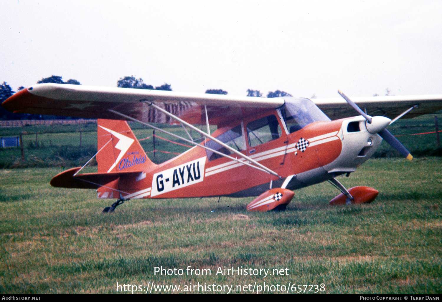 Aircraft Photo of G-AYXU | Bellanca 7KCAB Citabria | AirHistory.net #657238