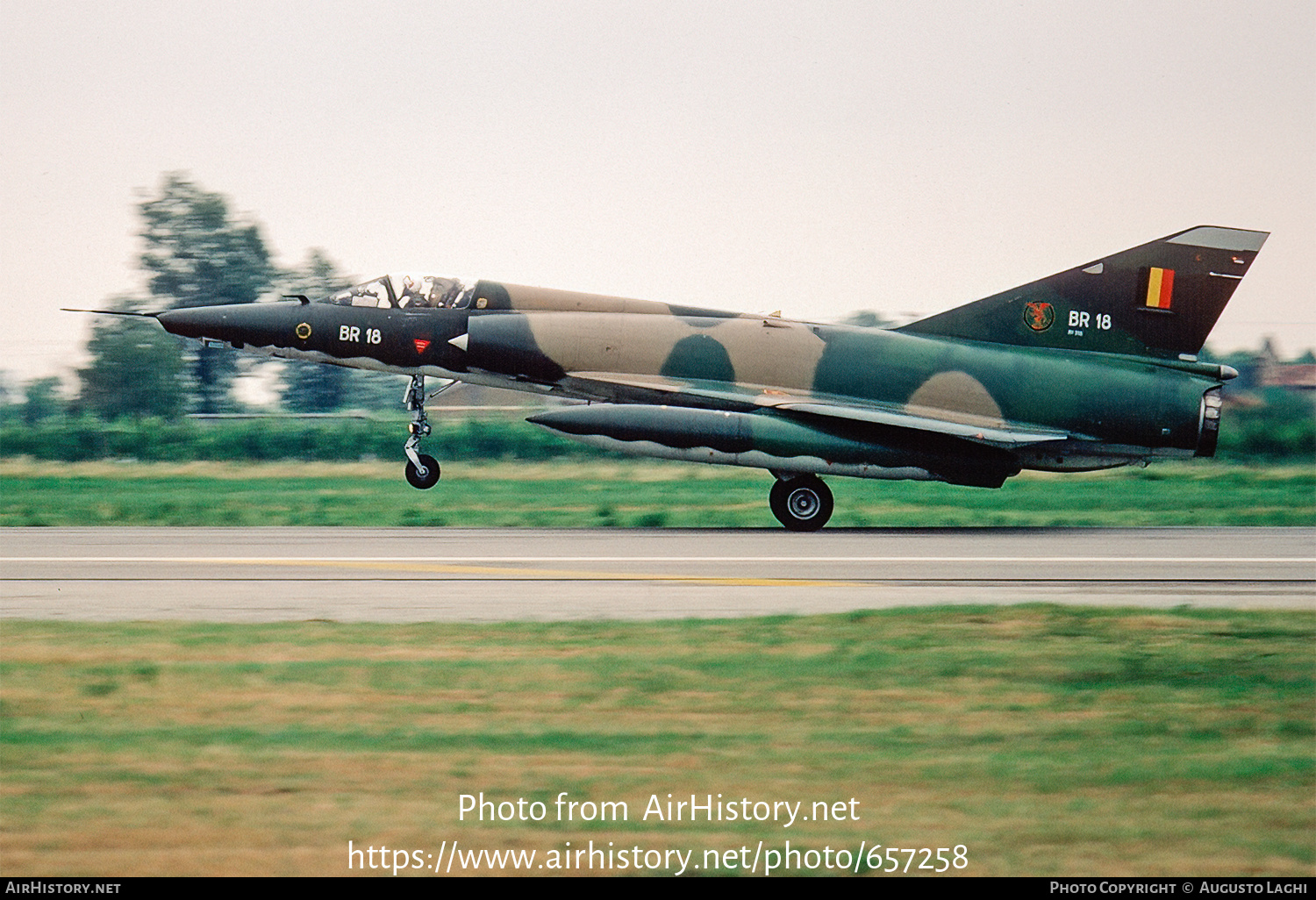 Aircraft Photo of BR-18 | Dassault Mirage 5BR | Belgium - Air Force | AirHistory.net #657258