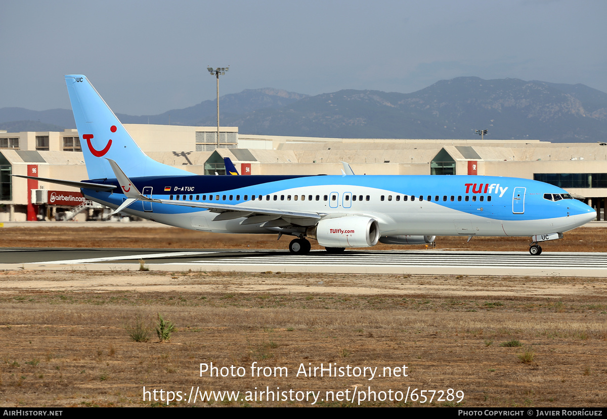 Aircraft Photo of D-ATUC | Boeing 737-8K5 | TUIfly | AirHistory.net #657289