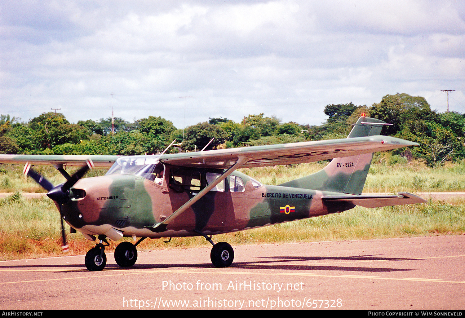 Aircraft Photo of EV-8224 | Cessna TU206G Turbo Stationair 6 | Venezuela - Army | AirHistory.net #657328