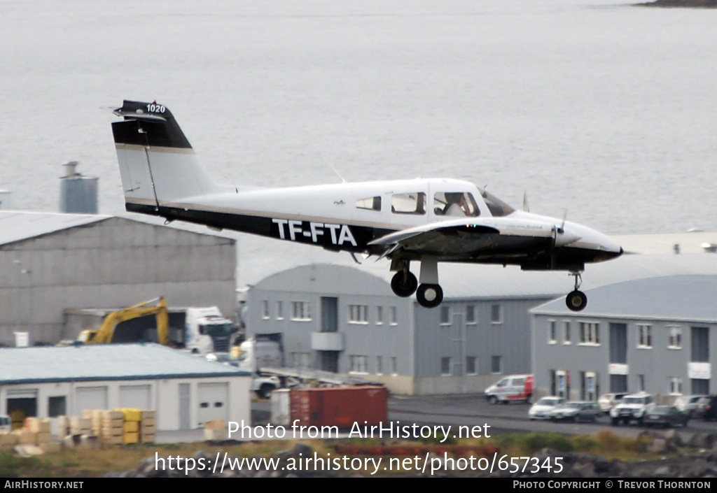 Aircraft Photo of TF-FTA | Piper PA-44-180 Seminole | AirHistory.net #657345