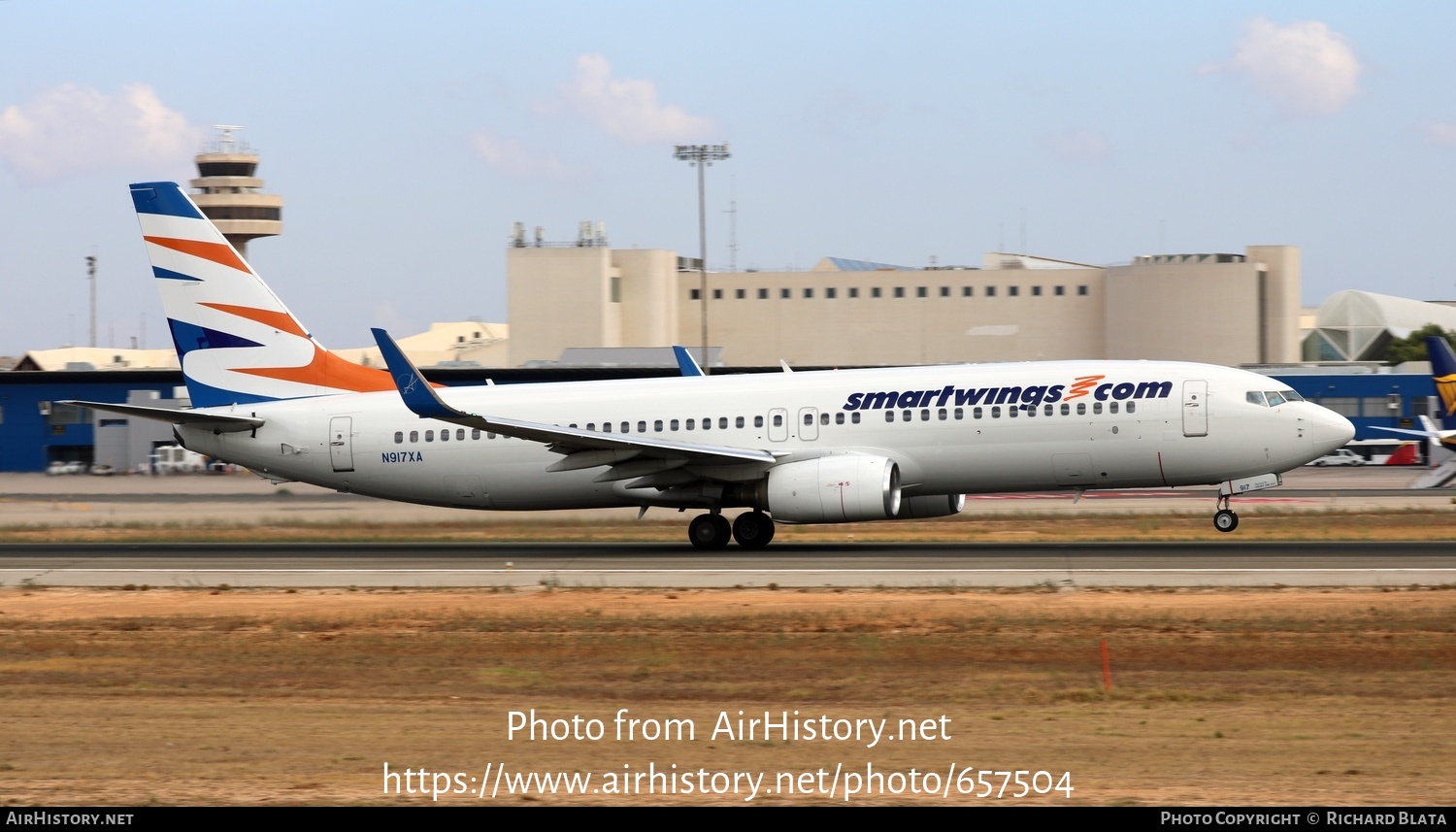 Aircraft Photo of N917XA | Boeing 737-86J | Smartwings | AirHistory.net #657504