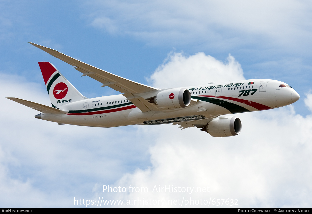 Aircraft Photo of N1015B / S2-AJS | Boeing 787-8 Dreamliner | Biman Bangladesh Airlines | AirHistory.net #657632