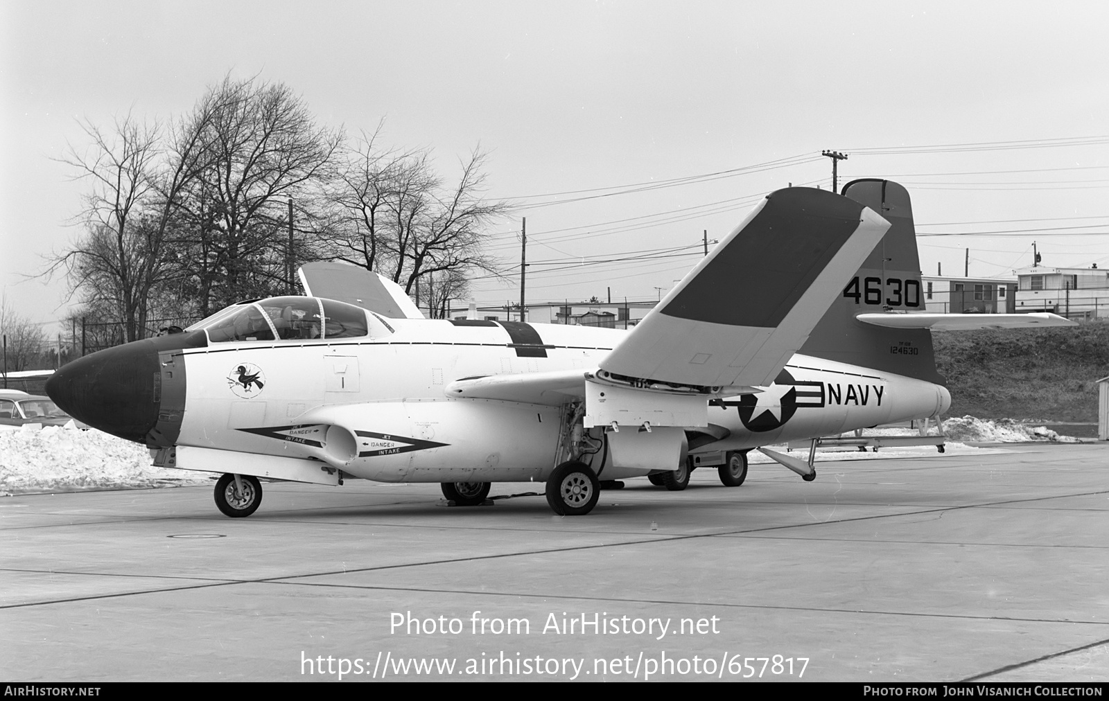 Aircraft Photo of 124630 / 4630 | Douglas TF-10B Skyknight (F3D-2T) | USA - Navy | AirHistory.net #657817