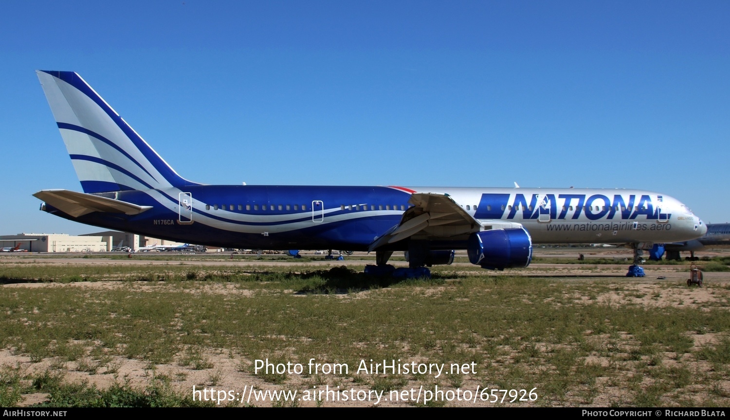 Aircraft Photo of N176CA | Boeing 757-28A | National Airlines | AirHistory.net #657926