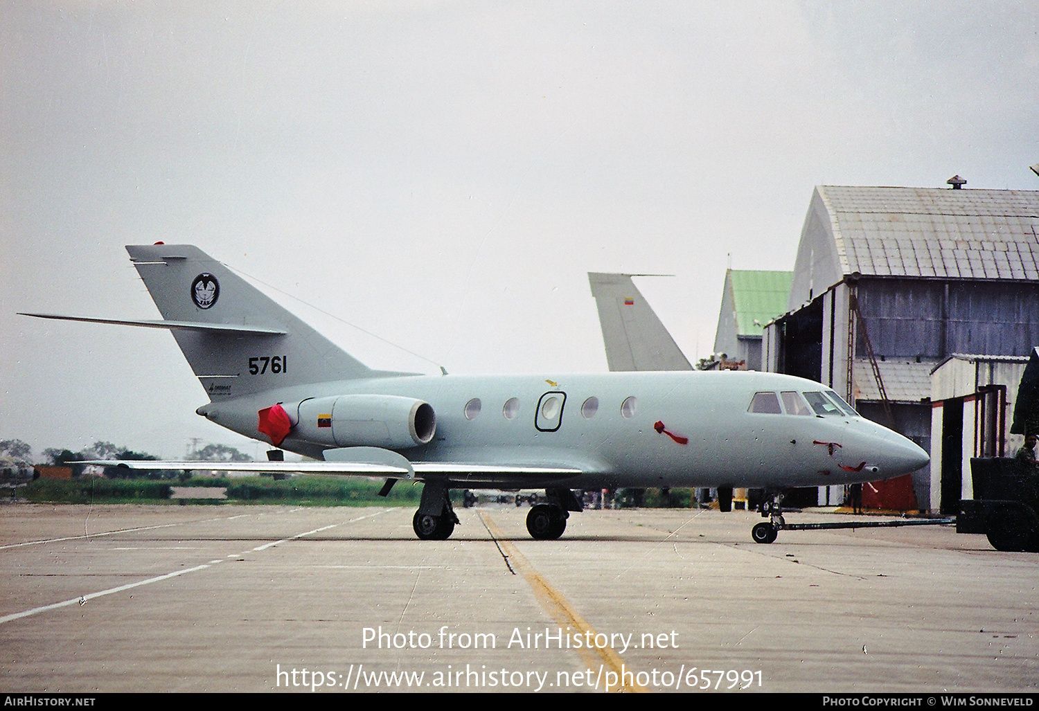 Aircraft Photo of 5761 | Dassault Falcon 20C | Venezuela - Air Force | AirHistory.net #657991