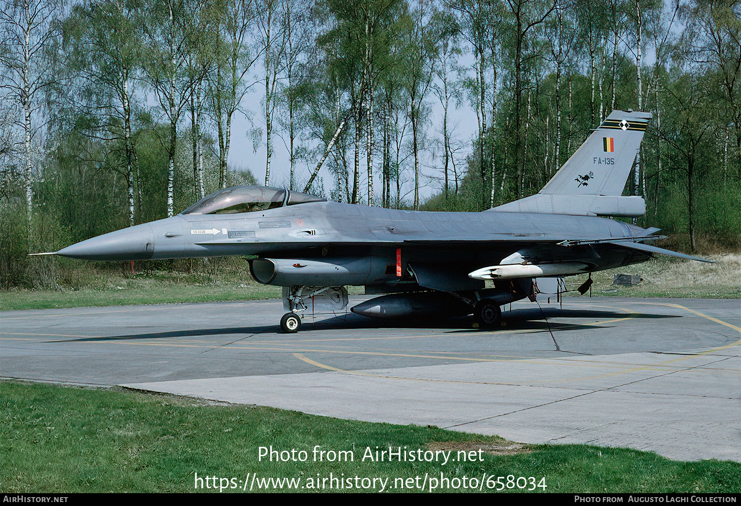 Aircraft Photo of FA-135 | General Dynamics F-16A Fighting Falcon | Belgium - Air Force | AirHistory.net #658034