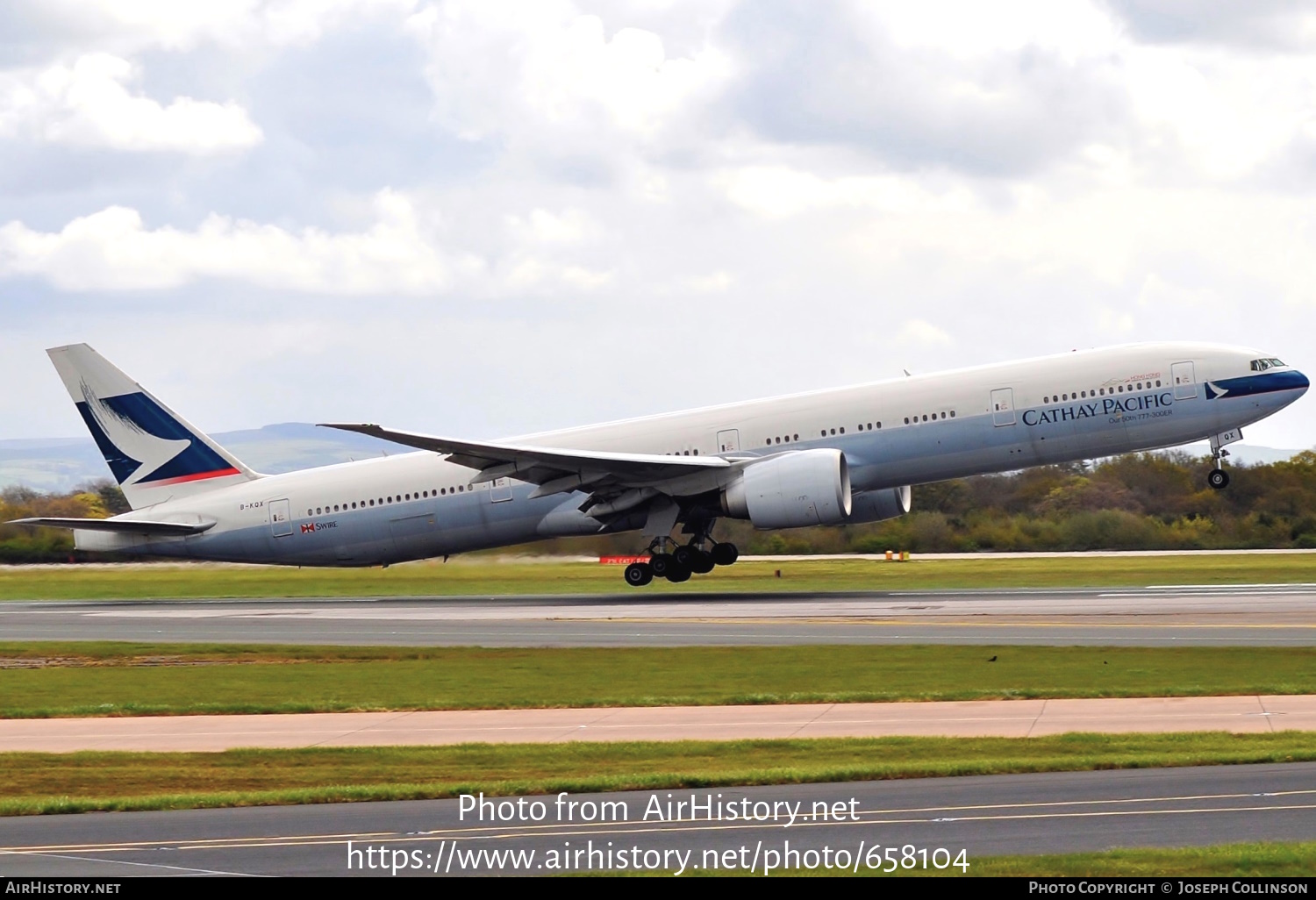 Aircraft Photo of B-KQX | Boeing 777-367/ER | Cathay Pacific Airways | AirHistory.net #658104