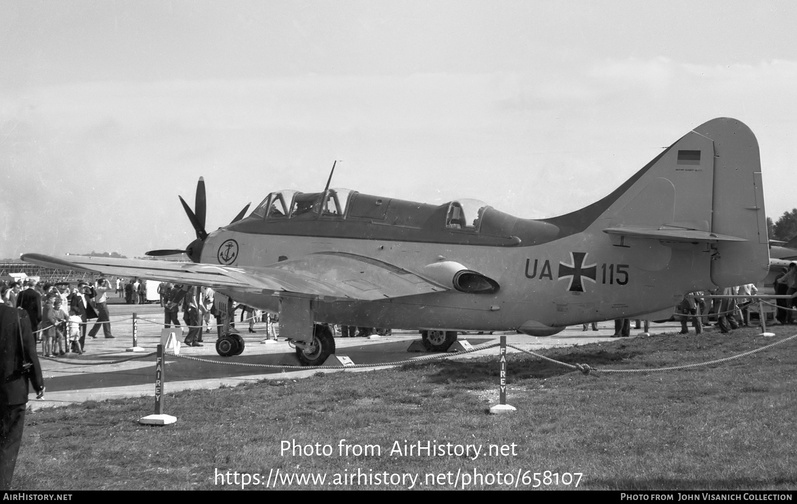 Aircraft Photo of UA115 | Fairey Gannet AS.4 | Germany - Navy | AirHistory.net #658107