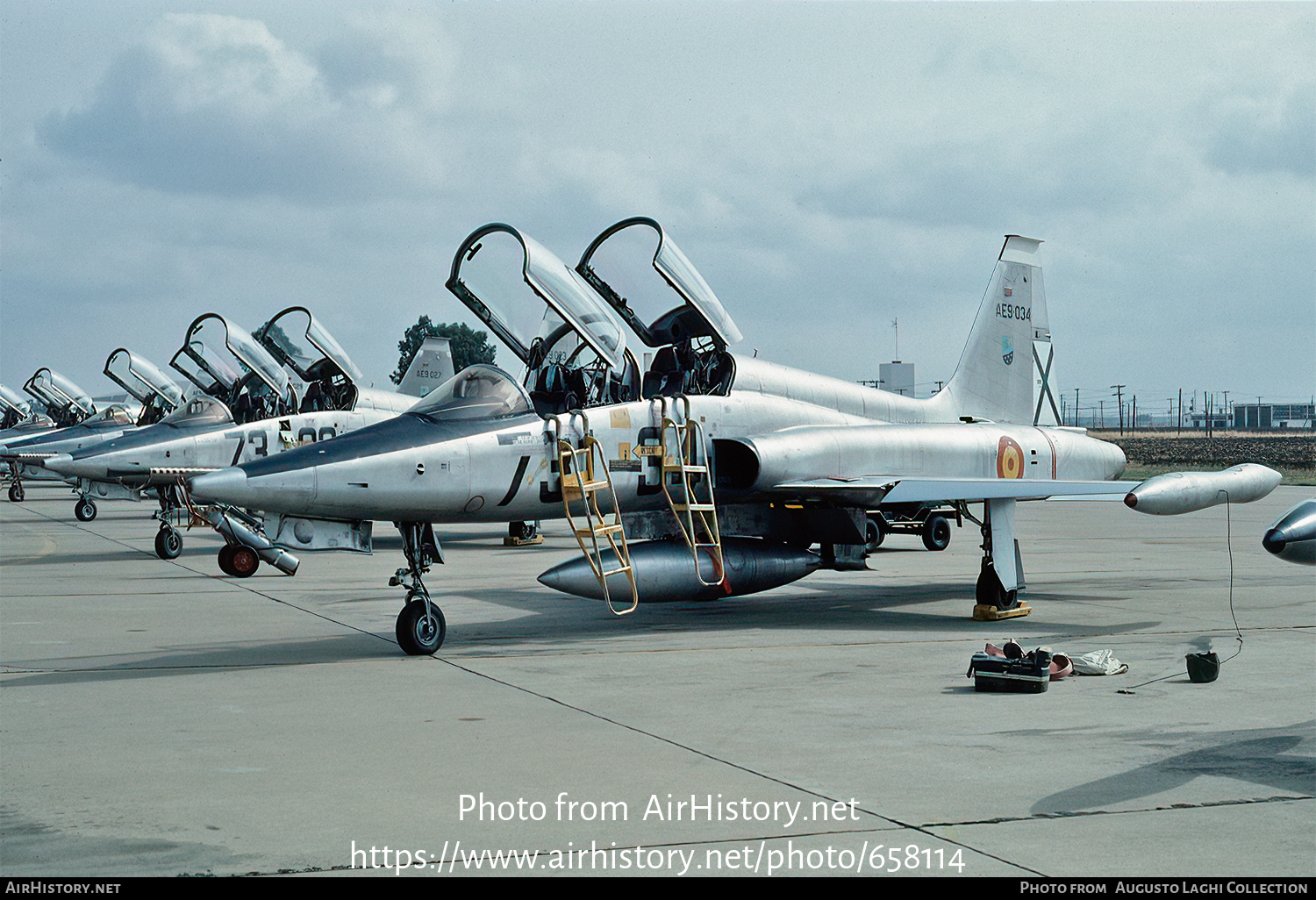 Aircraft Photo of AE.9-034 | Northrop SF-5B Freedom Fighter | Spain - Air Force | AirHistory.net #658114