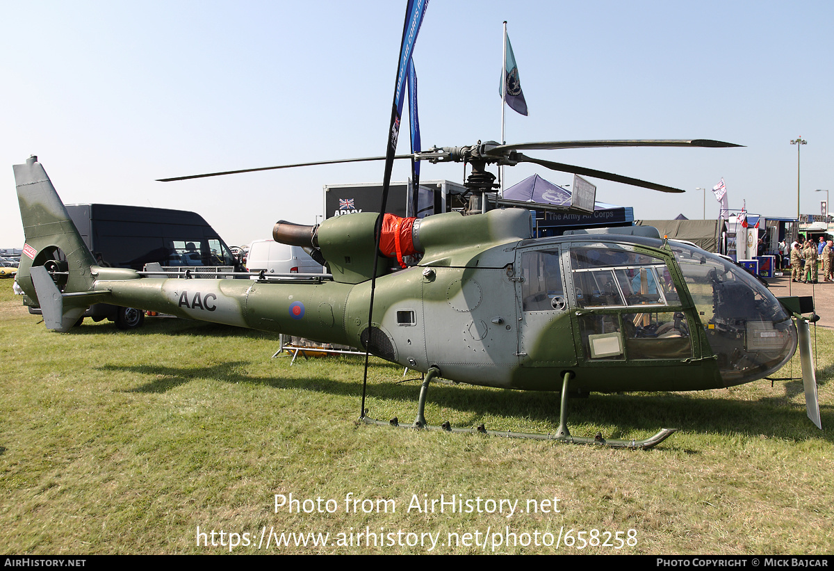 Aircraft Photo of XZ327 | Aerospatiale SA-341B Gazelle AH1 | UK - Army | AirHistory.net #658258