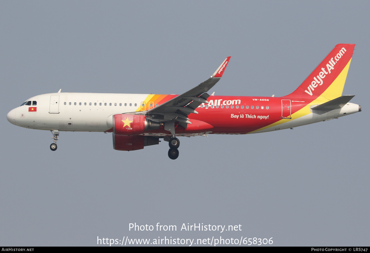 Aircraft Photo of VN-A656 | Airbus A320-214 | VietJet Air | AirHistory.net #658306