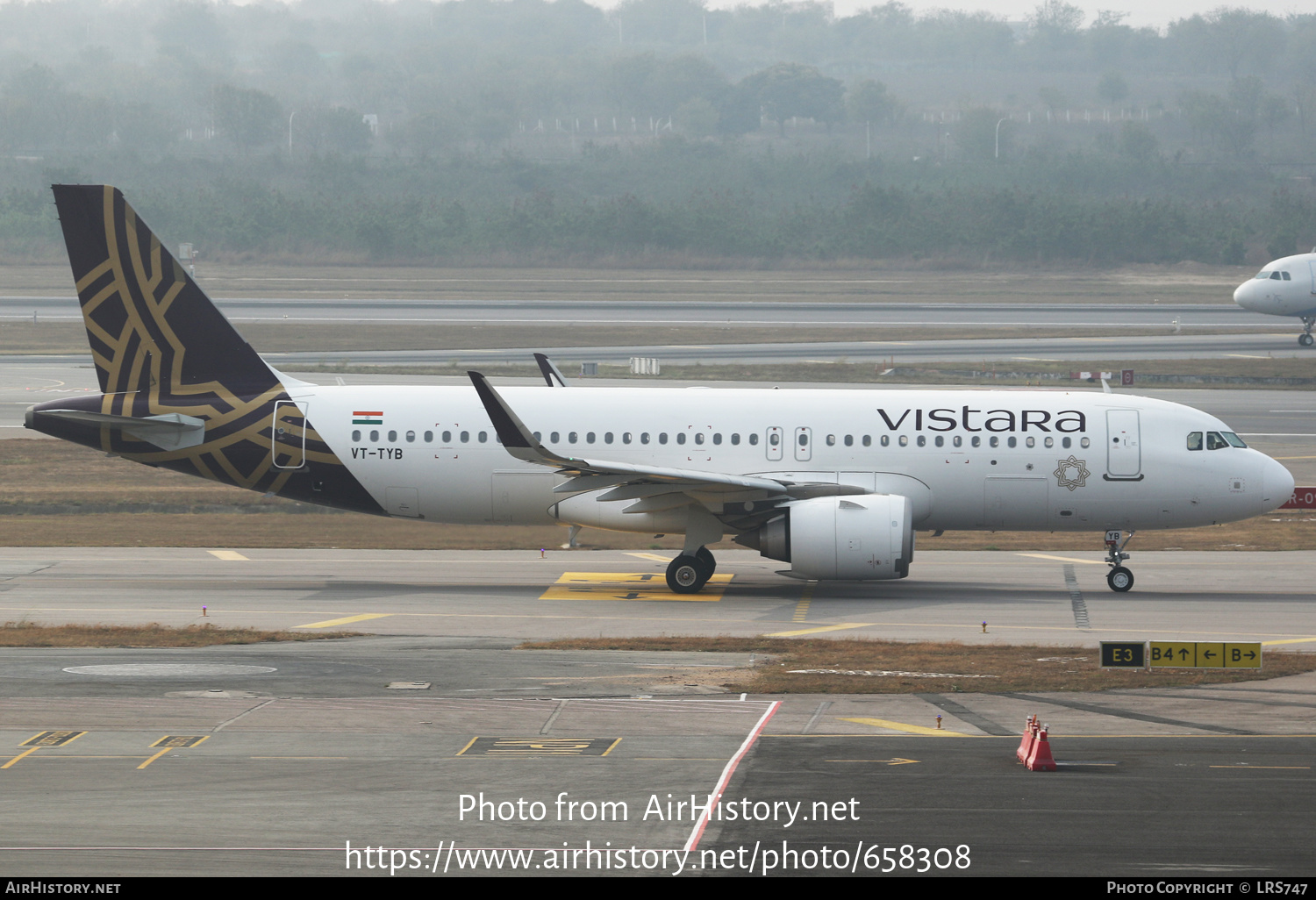 Aircraft Photo of VT-TYB | Airbus A320-251N | Vistara | AirHistory.net #658308