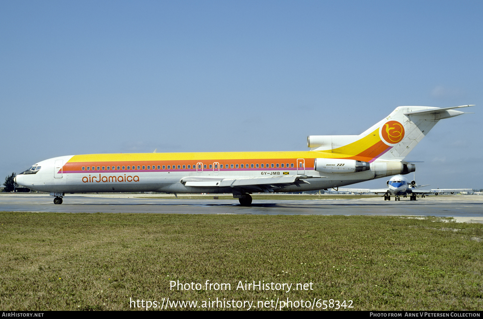 Aircraft Photo of 6Y-JMB | Boeing 727-2J0/Adv | Air Jamaica | AirHistory.net #658342