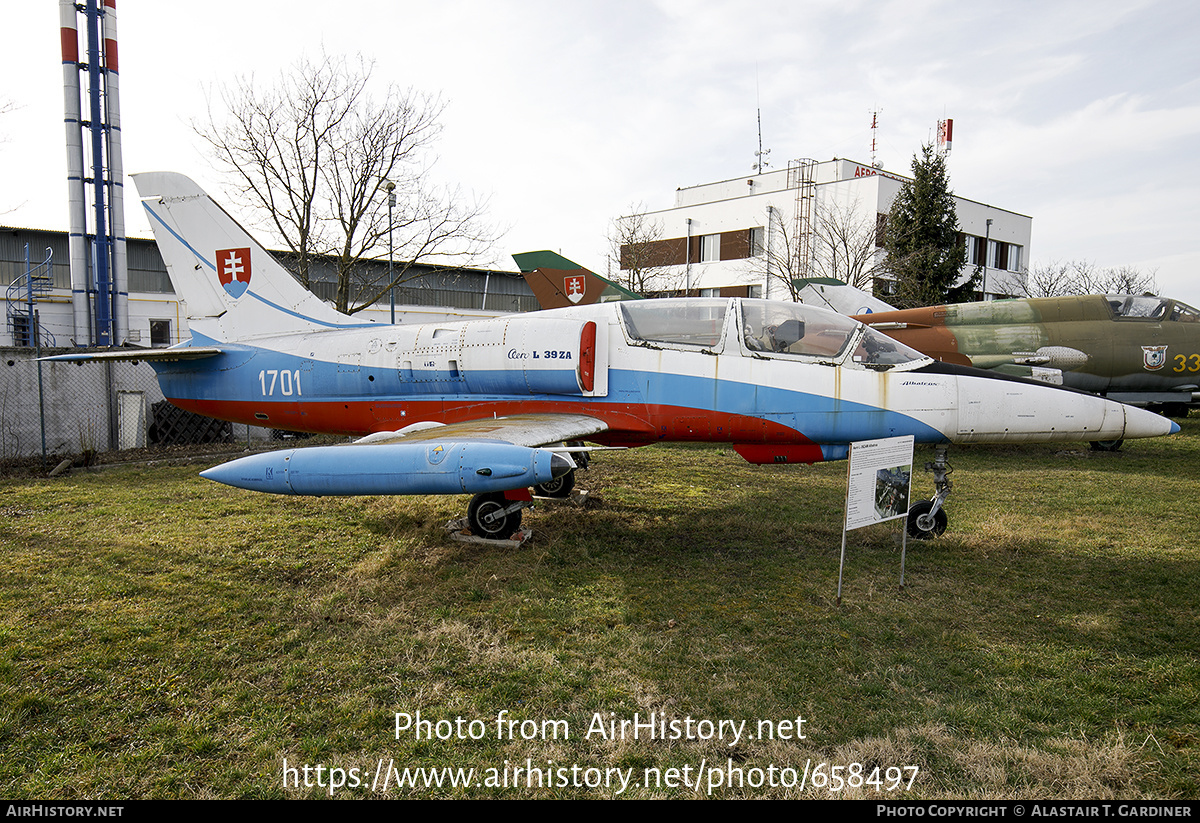 Aircraft Photo of 1701 | Aero L-39ZAM Albatros | Slovakia - Air Force | AirHistory.net #658497