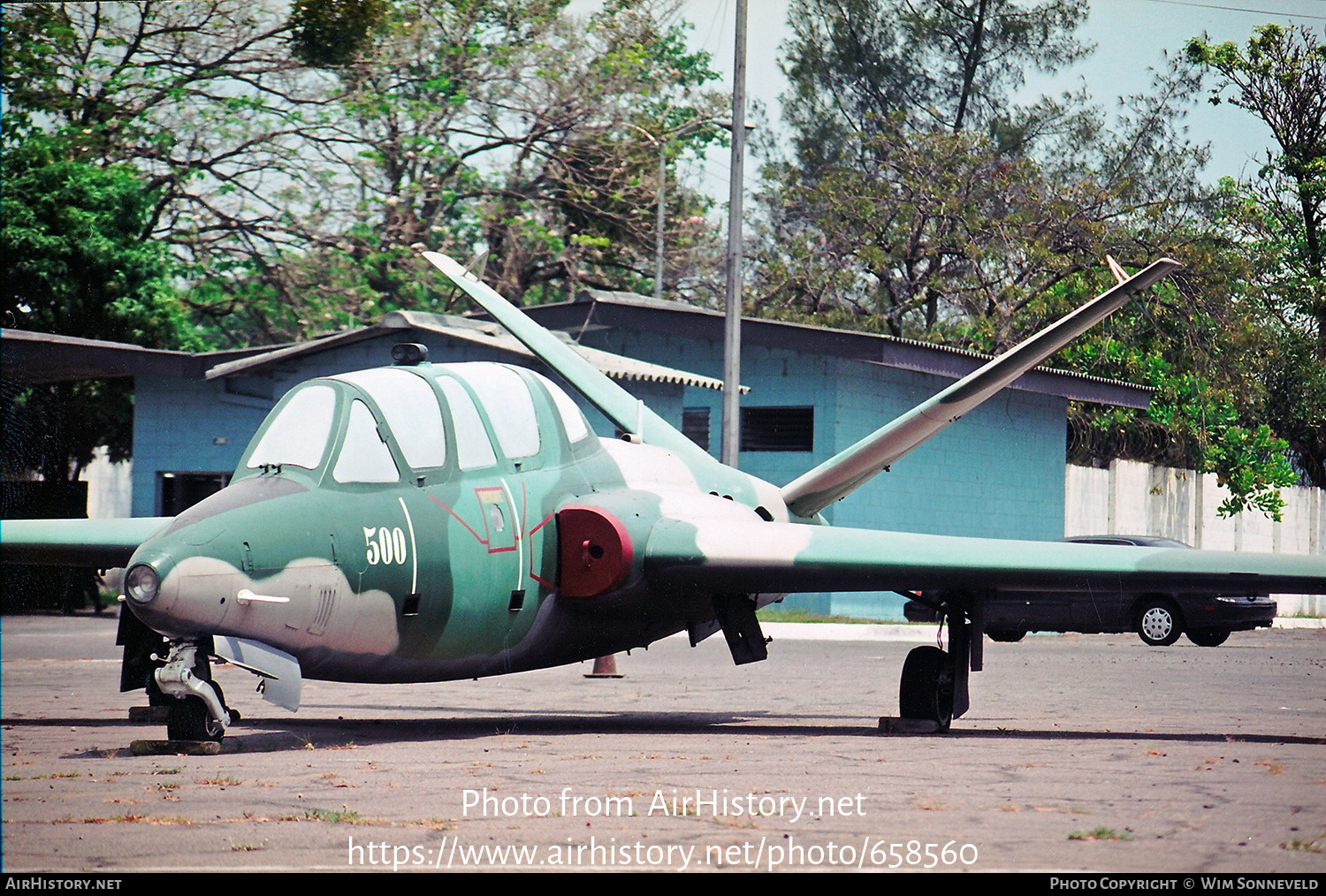 Aircraft Photo of 500 | Fouga CM-170 Magister | El Salvador - Air Force | AirHistory.net #658560