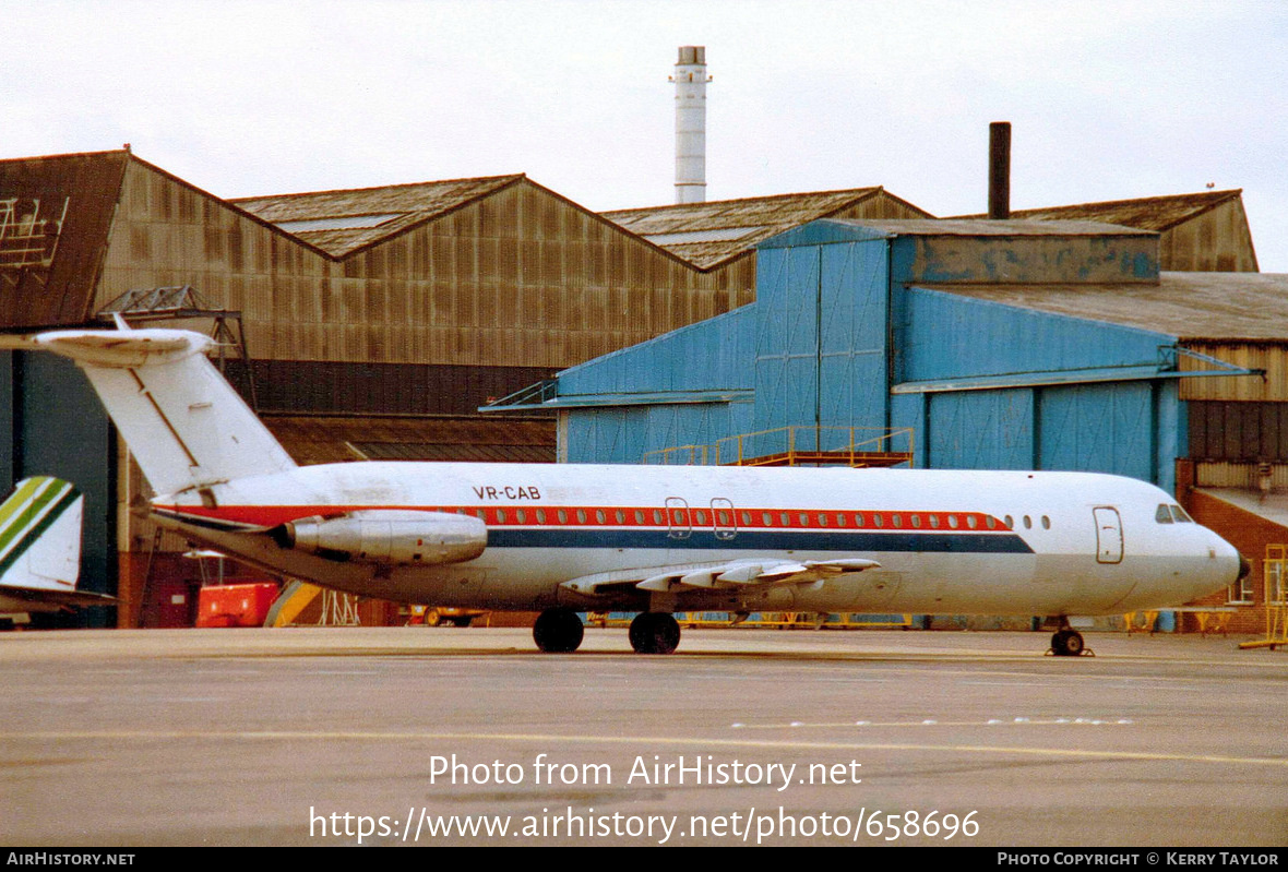 Aircraft Photo of VR-CAB | BAC 111-531FS One-Eleven | AirHistory.net #658696