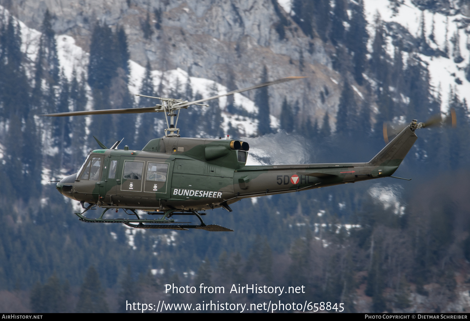 Aircraft Photo of 5D-HL | Agusta AB-212 | Austria - Air Force | AirHistory.net #658845