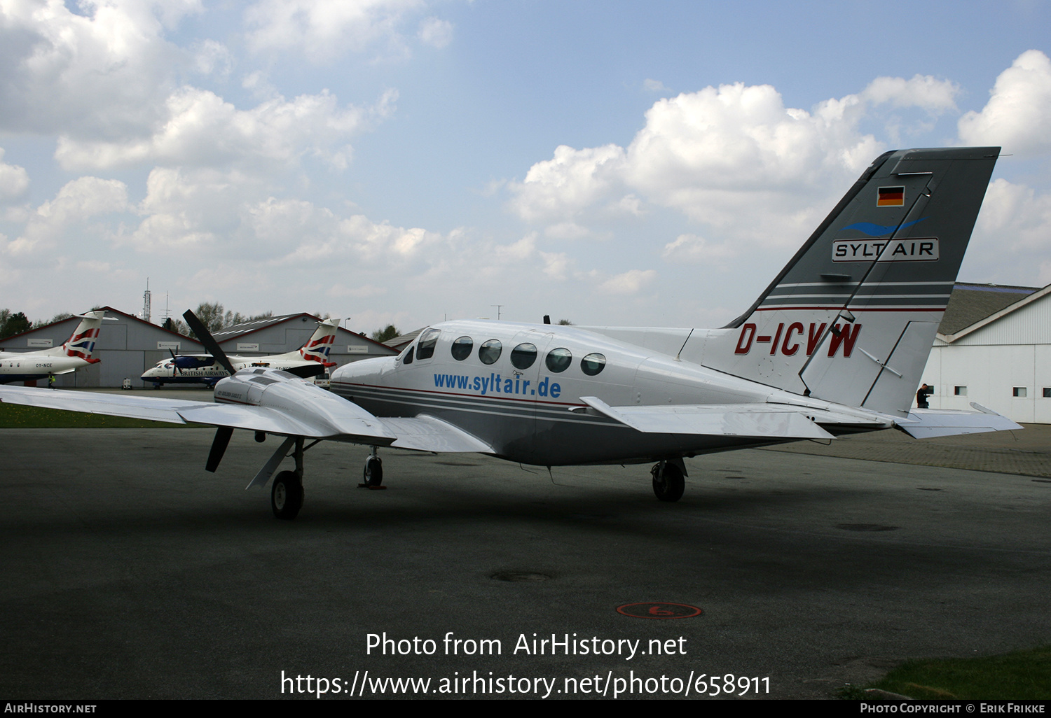 Aircraft Photo of D-ICVW | Cessna 421C Golden Eagle | Sylt Air | AirHistory.net #658911