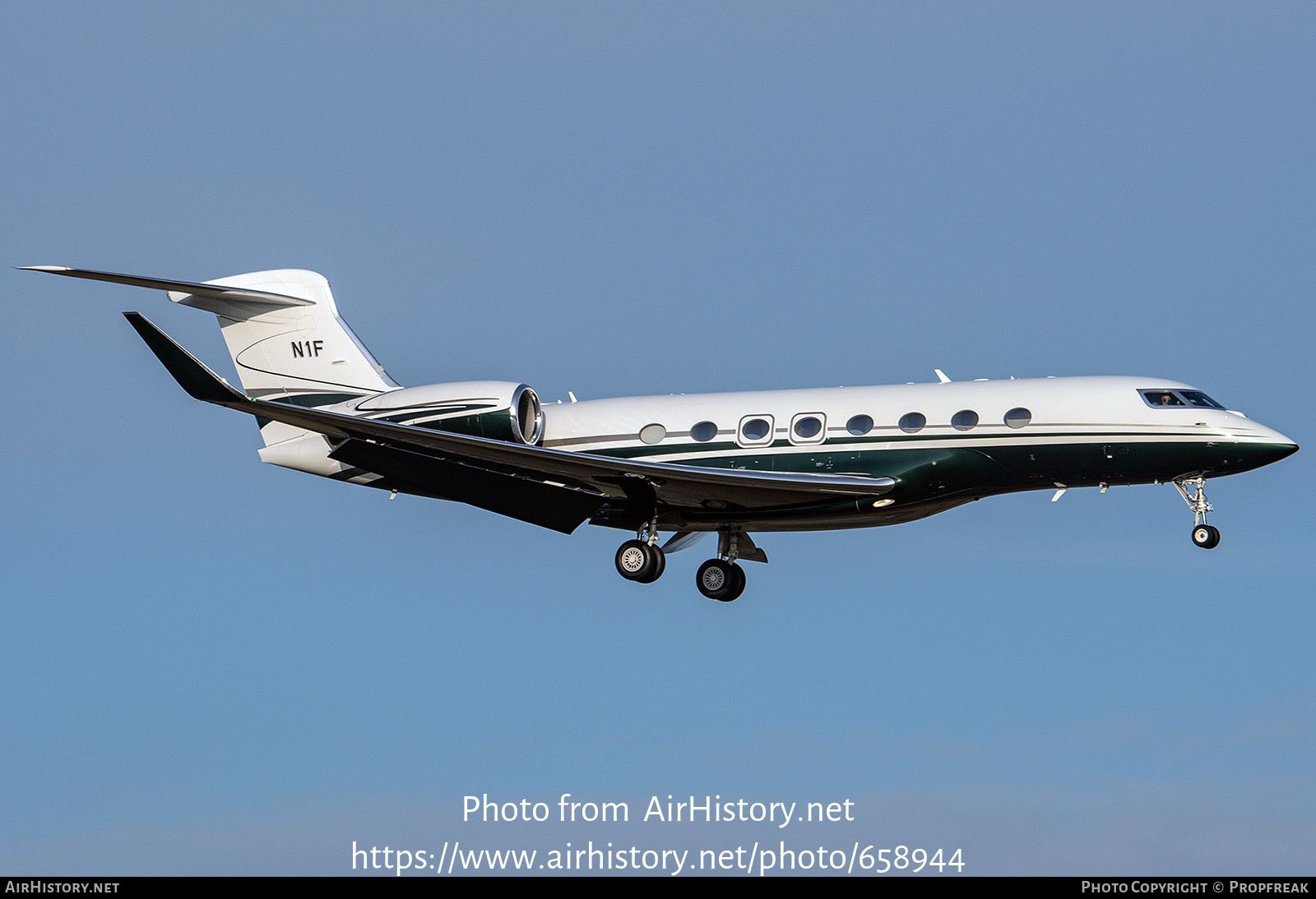 Aircraft Photo of N1F | Gulfstream Aerospace G650 (G-VI) | AirHistory.net #658944