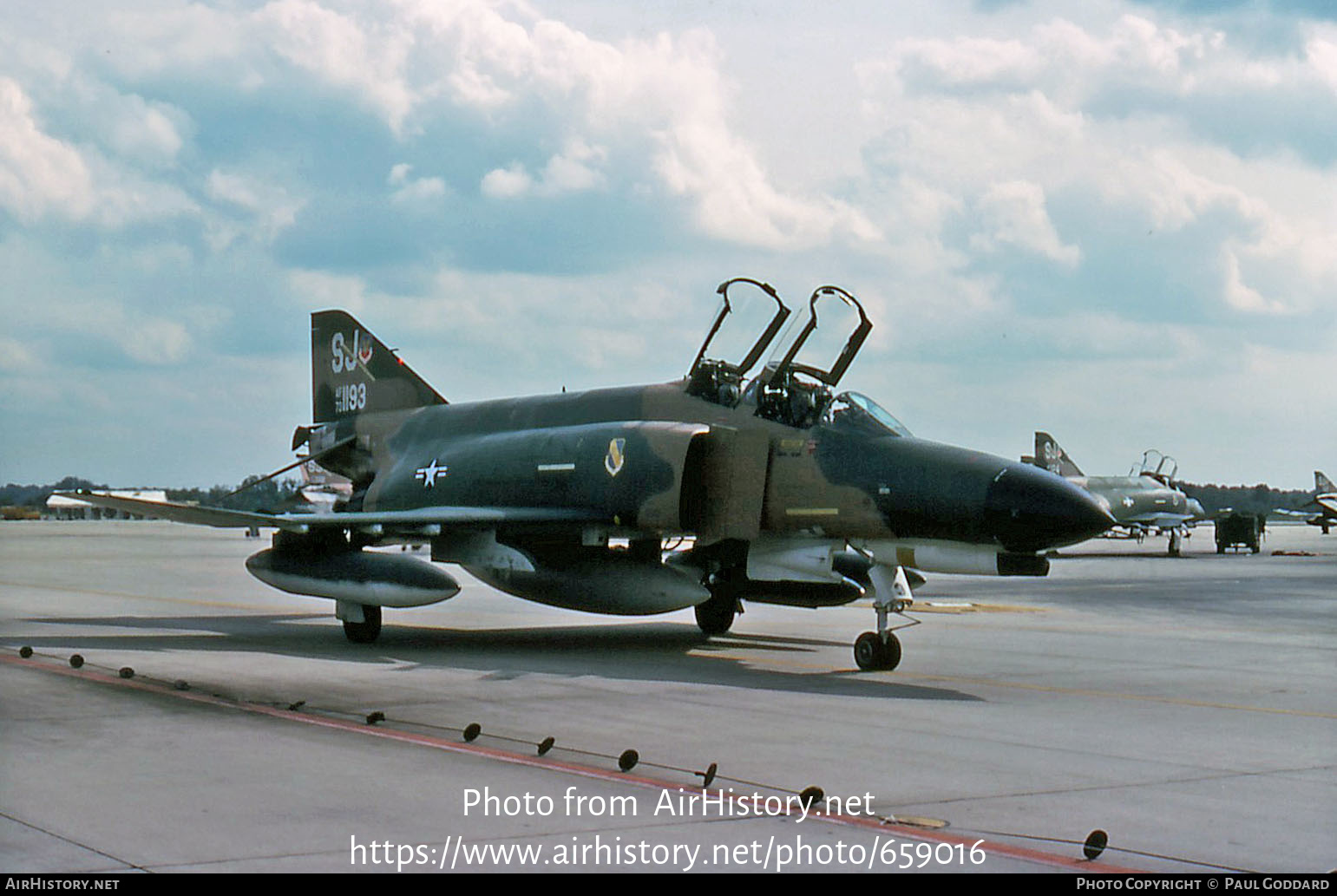 Aircraft Photo of 73-1193 / AF73-1193 | McDonnell Douglas F-4E Phantom II | USA - Air Force | AirHistory.net #659016