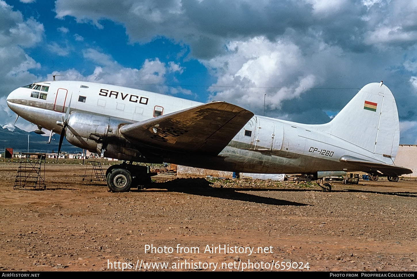 Aircraft Photo of CP-1280, Curtiss C-46F Commando, SAVCO - Servicios  Aéreos Virgen de Copacabana