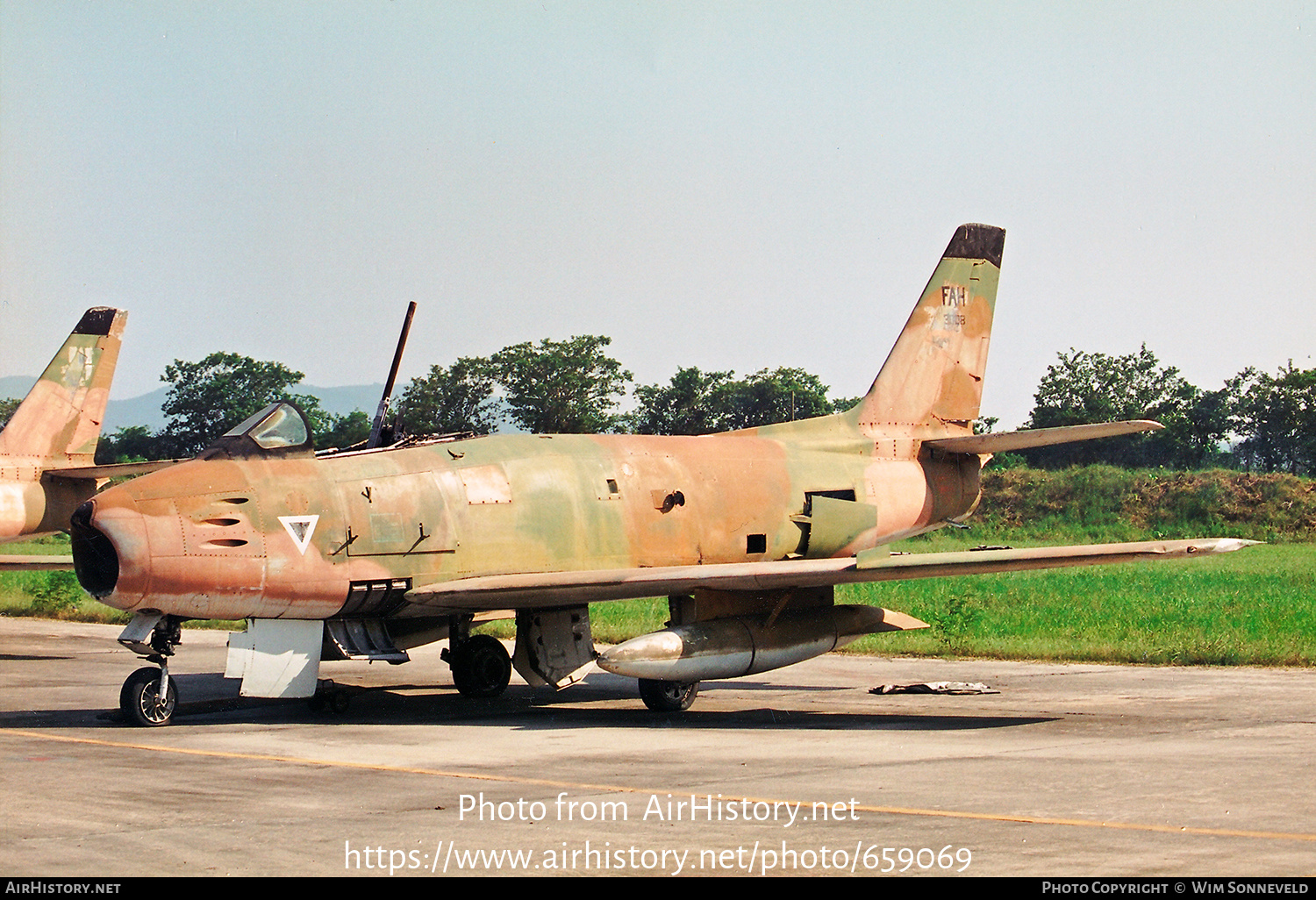 Aircraft Photo of FAH-3008 | Canadair CL-13 Sabre 4 | Honduras - Air Force | AirHistory.net #659069