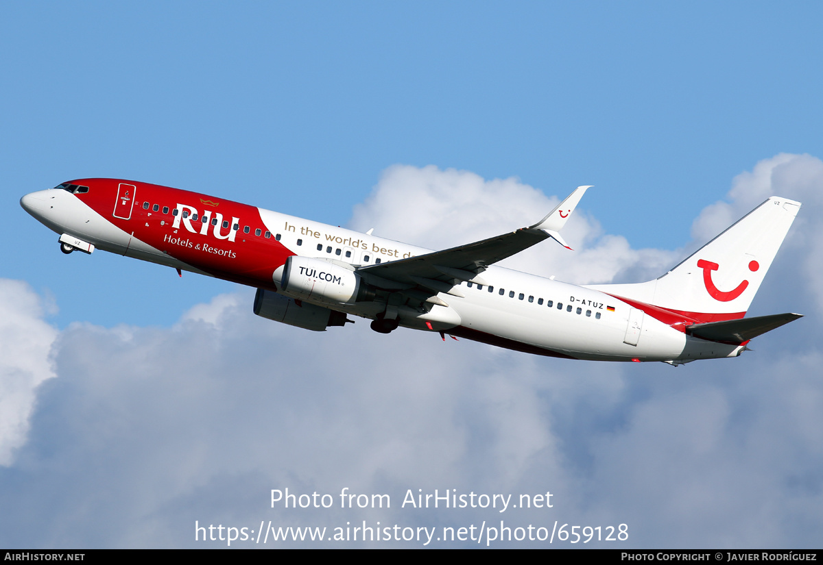 Aircraft Photo of D-ATUZ | Boeing 737-8K5 | TUI | AirHistory.net #659128