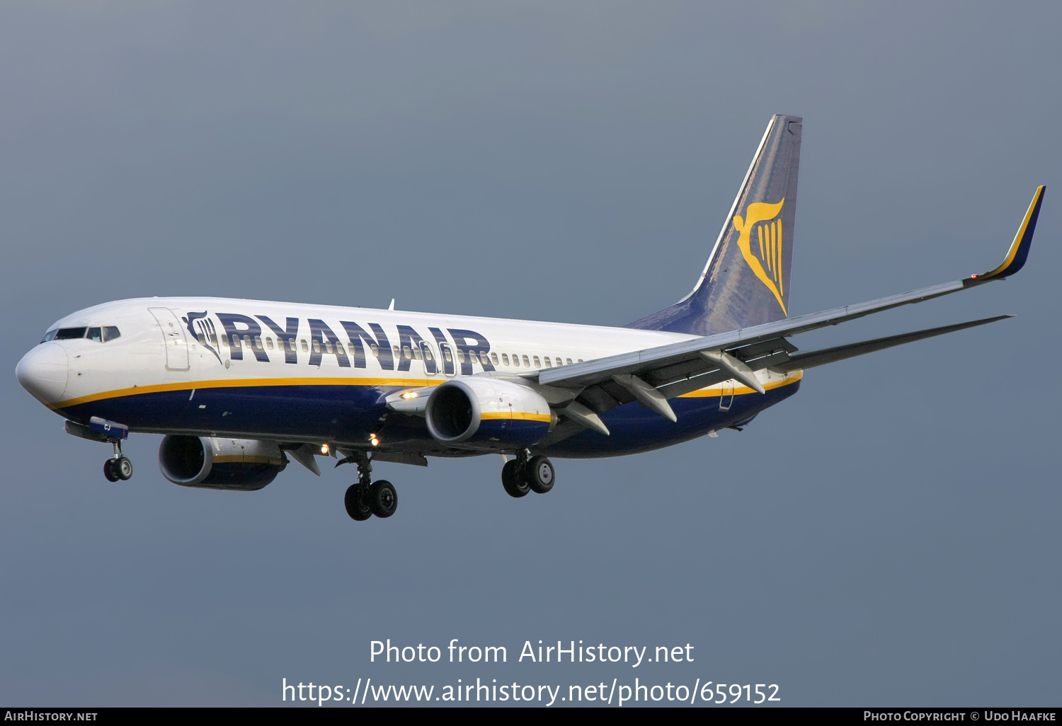 Aircraft Photo of EI-DCJ | Boeing 737-8AS | Ryanair | AirHistory.net #659152