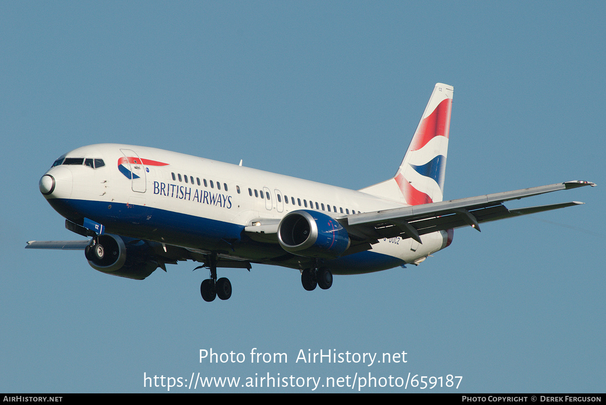 Aircraft Photo of G-DOCZ | Boeing 737-436 | British Airways | AirHistory.net #659187