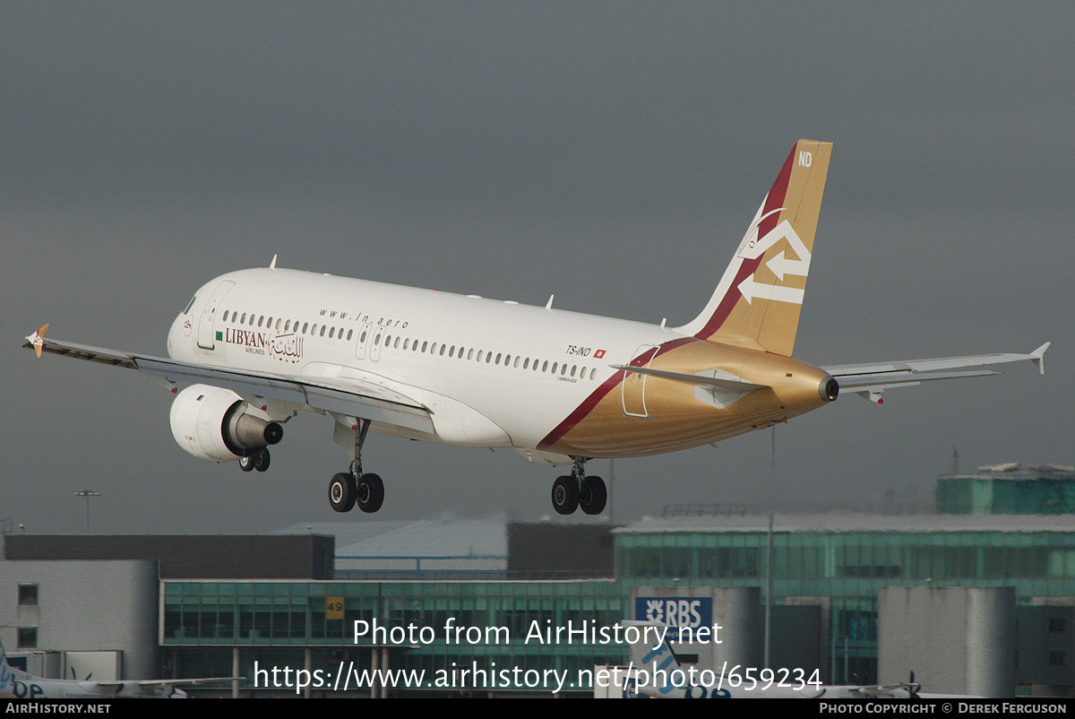 Aircraft Photo of TS-IND | Airbus A320-212 | Libyan Airlines | AirHistory.net #659234